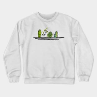 Row of Plants on a shelf Crewneck Sweatshirt